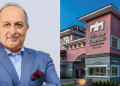 A Photo Collage Of Adil Popat And Villa Rosa Kempinski. Photo/Simba Corporation.