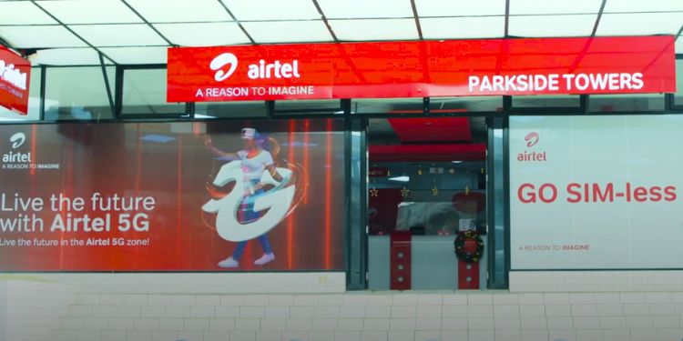 An Airtel Shop. 