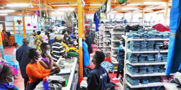 Photo Of People Purchasing Uniforms In Nairobi. Photo/Pinterest.