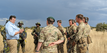 British Army Soldiers With Kdf Soldiers On A Joint Training Exercise In Ol Maisor, Laikipia County. Photo/ Batukofficial X
