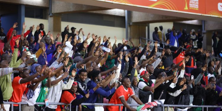 So This Is Football? My Wild First Experience At Kasarani Chan 2025 Fans Cheering During The Harambee Stars Vs Angola Match At Kasarani Stadium.