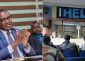 Photo Collage Of Education Cs Julius Ogamba And Helb Offices. Photo/Julius Ogamba