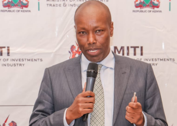 Cabinet Secretary For Investments, Trade And Industry, Lee Kinyanjui, During The Local Investors Meeting In Nairobi In May 2025 Photo/Ministry Of Trade And Investments