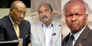 Former Africa Presidents Charles Taylor (Liberia), Mohamed Ould Abdel Aziz (Mauritania) And Canaan Banana (Zimbabwe). Photo/Cnn/France24/Trendingnow.