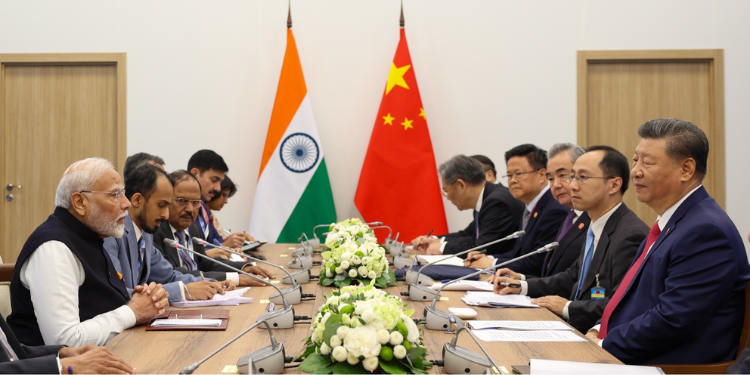 Chinese President Xi Jinping And Prime Minister Of India Narendra Modi Hold A Meeting With A Delegation From The Two Countries On October 23, 2024. Photo/Modi X. China, India