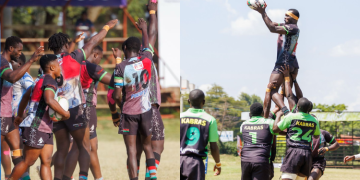 A Photo Collage Of Kenya Harlequin Fc And Kabras Sugar Players During Past Matches. Photo/Kenya Harlequin Fc. Christie 7S