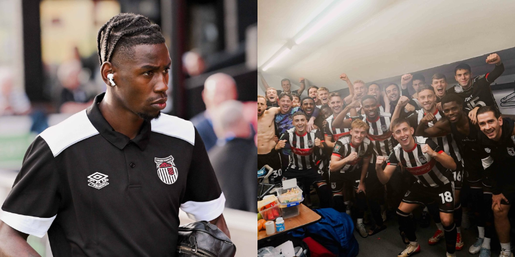 Profile Of Clarke Oduor, Harambee Stars Midfielder Who Played Against Manchester United Grimsby Town And Harambee Stars Midfielder Clarke Oduor. Photo/Grimsby Town.