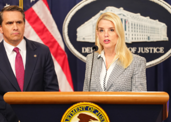 Deputy Attorney General Todd Blanche And Attorney General Pamela Bondi In Past Address.