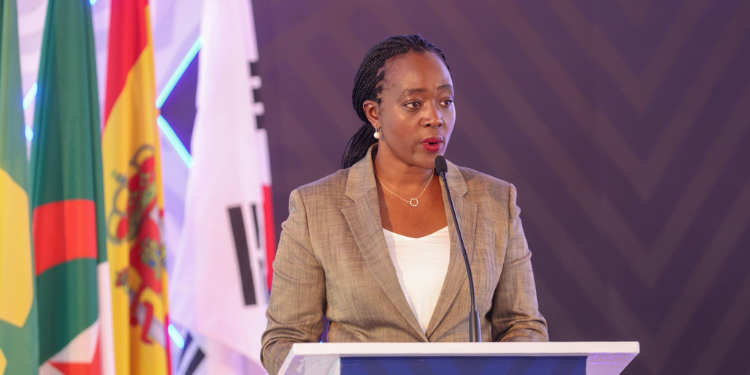 Military Experts From 17 Countries Converge In Kenya For Ai Summit Defence Cs Soipan Tuya Speaking At The First Day Of The Reaim At A Nairobi Hotel On Wednesday, August 27, 2025. Photo/Kdf. Ai