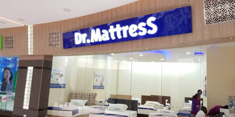 Businessman Who Owns Popular Dr. Mattress Company Turea Limited Founder And Ceo Adnan Merdin And Dr. Mattress Mombasa Branch. Photo/Business Today/Dr. Mattress.