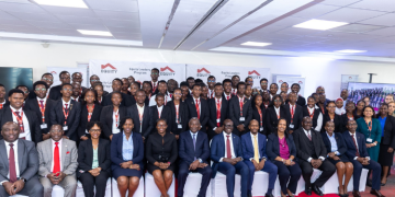 The Equity Group Leadership Led By Equity Group Foundation Executive Chairman, Dr. James Mwangi (Centre) Together With A Section Of The Equity Leaders Program (Elp) Scholars
