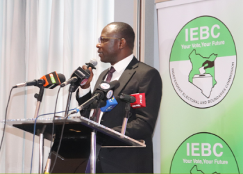 Erastus Ethekon, Chairperson Iebc Photo/ Erastus Ethekon