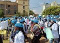 Kenyan Doctors During A Past Countrywide Strike.