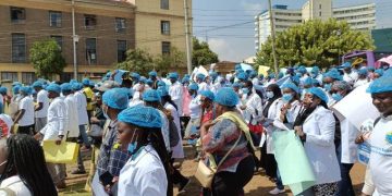 Kenyan Doctors During A Past Countrywide Strike.