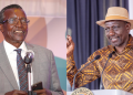 A Photo Collage Of President William Ruto And Former Chief Justice David Maraga During A Past Event. Photo/Maraga X/Pcs.