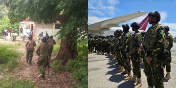 Photos Of The Mss Forces In Haiti, Which Is Led By The National Police Service (Nps) From Kenya. Photo/Mss.