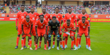 Harambee Stars Players. Photo/ Fkf