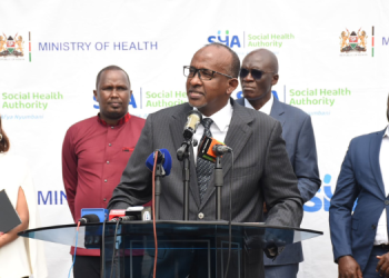 Health Cs Aden Duale During A Press Conference On August 8, 2025. Photo/Sha.