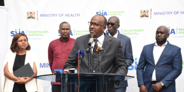 Health Cs Aden Duale During A Press Conference On August 8, 2025. Photo/Sha.