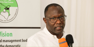 Iebc Chairperson Erastus Ethekon Speaking During A Consultative Meeting In Mombasa On August 13, 2025 Photo/Iebc