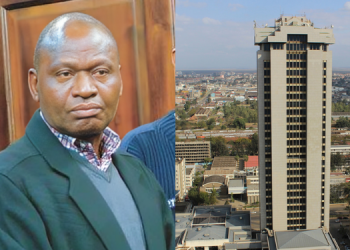 A Photo Collage Of Engineer James Mugoya And Times Towers In Nairobi Cbd. Photo/Nmg/Triad Architects.