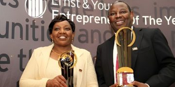 Equity Group Ceo James Mwangi And His Wife Jane Wangui Njuguna.