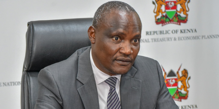 The National Treasury Cabinet Secretary John Mbadi. 