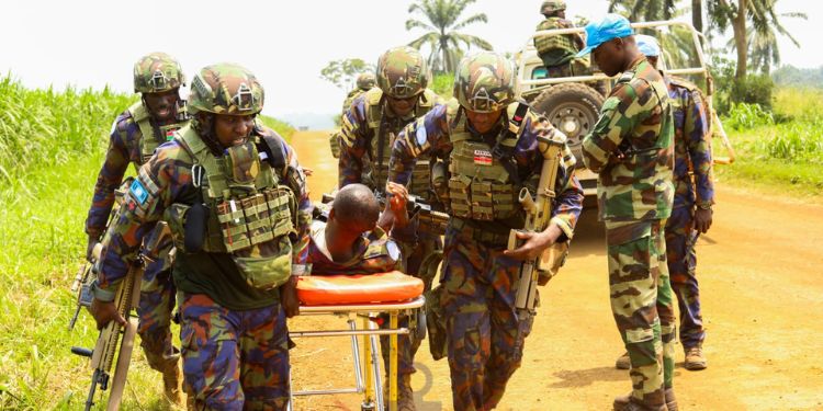 Kenyan Military Officers Under The Quick Reaction Force (Kenqrf)