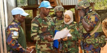 Kenyan Military Officers Under The Quick Reaction Force (Kenqrf)