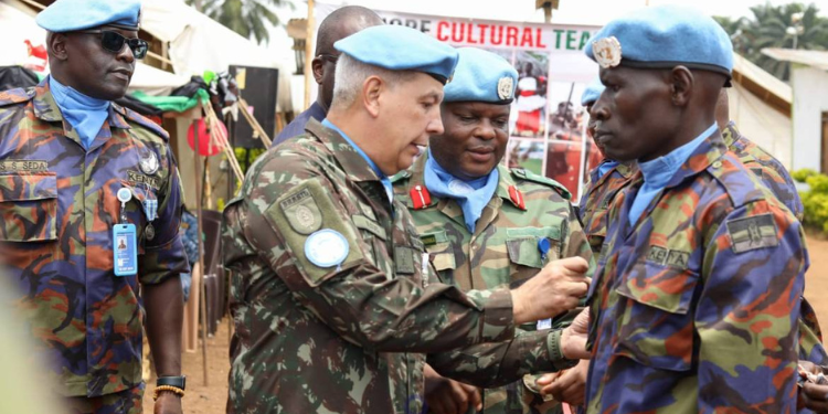 Kdf Soldiers In Drc Honored With Un Medals Kdf Soldiers Receive Un Medals Of Honour For Service In Drc