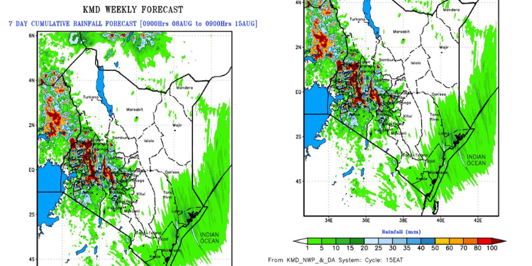 Weatherman Lists Regions To Receive Weekend Rains In 5-Day Forecast