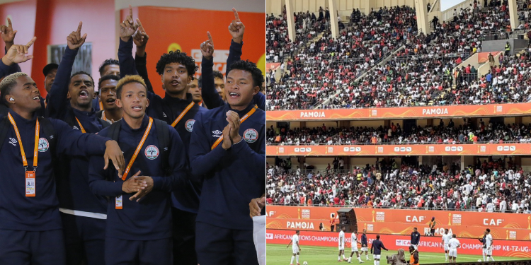 Madagascar Arriving At Kasarani Stadium And Fans Drawn From Different Places