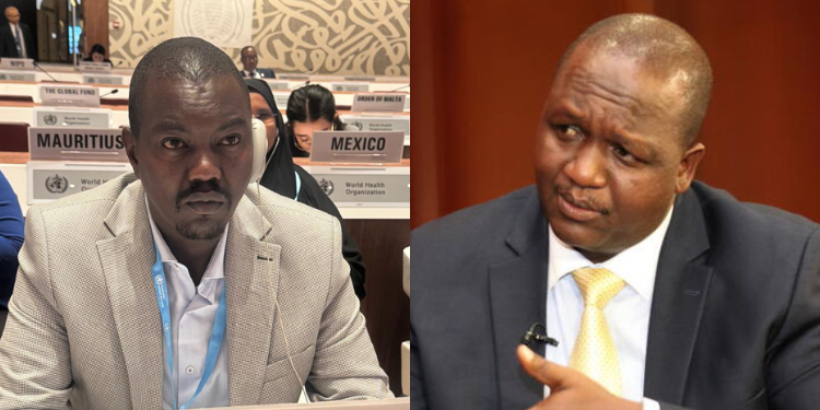 A Photo Collage Of Tiaty Mp William Kamket And Uasin Gishu Senator Jackson Mandago. Photo/Kamket Facebook/Mandago X. Moses Kuria