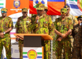 Mss Commander Godfrey Otunge During A Past Press Conference In Haiti. Photo/Pcs.