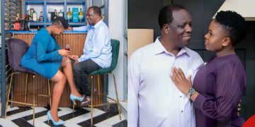 Photos Of Cooperative Cs Wycliffe Oparanya And Mary Biketi. Photo/Ugc.