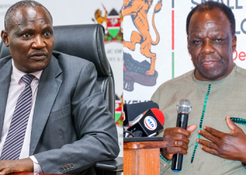 Treasury Cs John Mbadi And His Cooperative Counterpart, Wycliffe Oparanya. Photo/Mbadi X/Oparanya X.