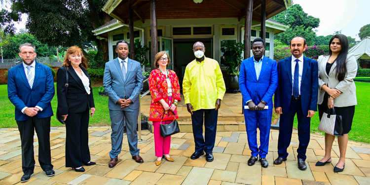 Ugandan President Yoweri Museveni With U.s Researchers On August 25, 2025. Photo/State House Uganda.