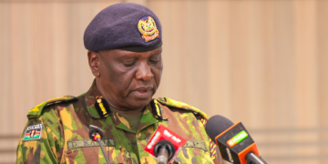 Police Ig Douglas Kanja During A Past Event. Photo/Nps.