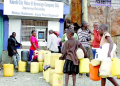 Mathare Residents In Nairobi Access Water At A Nairobi City Water And Sewerage Company Water Point. (Photo: Handout) Nairobi Water