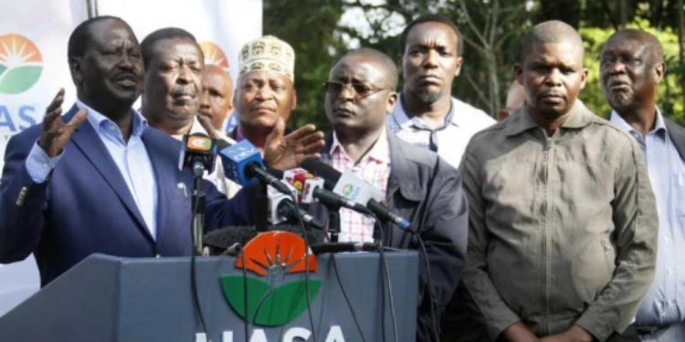 Raila Teargassed As Police Block His Supporters From Accessing Jkia