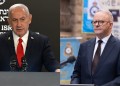 A Photo Collage Of Israel Prime Minister And The Prime Minister Of Australia, Anthony Albanese. Photo/Prime Minister Of Israel.