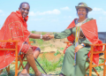 Narok Governor Patrick Ole Ntutu With Tourism Cs Rebecca Miano At Maasai Mara National Reserve On Her Inaugural Visit On August 17, 2024. Photo/Ntutu X.
