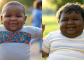 Photos Of Two Obesity Children. Photo/Grok.
