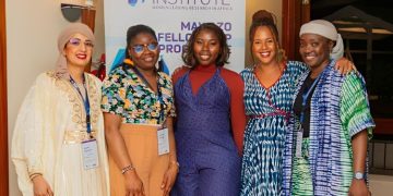 Uct Phd Students And Mawazo Fellows Pose With Mawazo Institute'S Ceo, Dr Fiona Wanjiku Moejes, In Nairobi.