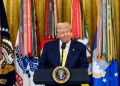 President Donald Trump Honors Purple Heart Recipients At The White House In 2025. Photo/White House