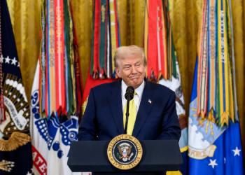 President Donald Trump Honors Purple Heart Recipients At The White House In 2025. Photo/White House