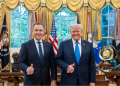 President Donald Trump Welcoming Polish Presidential Candidate Karol Nawrocki To The Oval Office In 2025 Photo/White House
