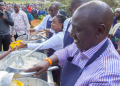 President William Ruto Serving Lunch To Primary School Children.