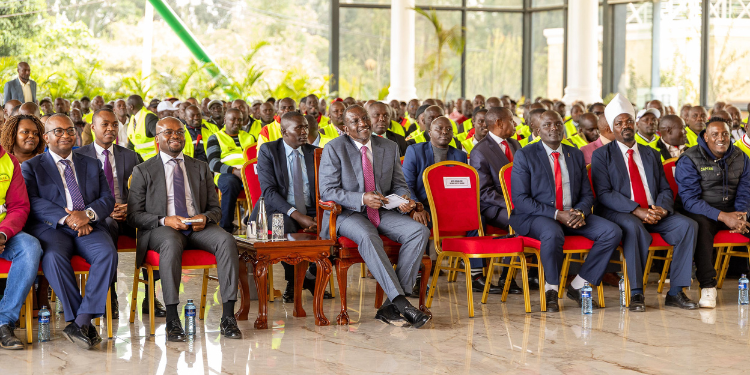 President William Ruto, During A Meeting With National Officials Of Boda Boda Riders At State House Nairobi/Pcs