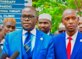 Nairobi Governor Johnson Sakaja And Nairobi’s Chief Environmental Officer, Geoffrey Mosiria, At Mbagathi Hospital On June 20, 2024. Photo/Mosiria X.